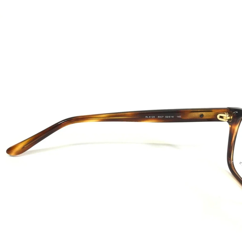 Ralph Lauren Eyeglasses Frames RL6129 5007 Brown Horn Cat Eye Square 52-16-140